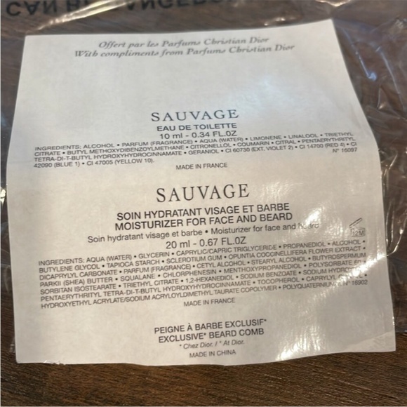 Dior Sauvage Grooming Set-NIB - Picture 3 of 3